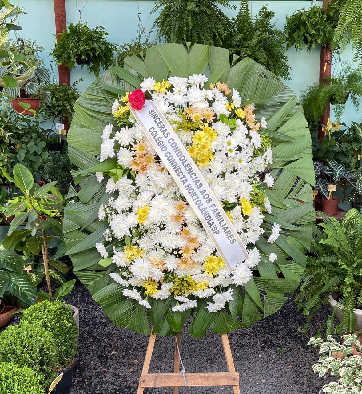 Coroa de flores para velório modelo Legado